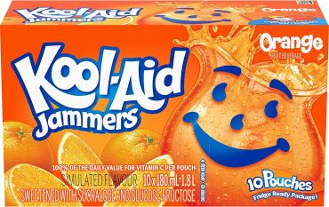 Kool Aid Jammers Orange (10 Pouches) 180ml (Box of 4) - Canadian
