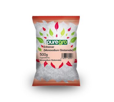 Puregro Flavour Enhancer (Monosodium Glutamate) PM £3.29 500g (Box of 10)