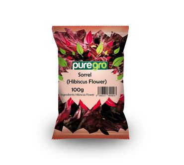 Puregro Sorrel (Hibiscus Flower) 100g PMP £1.59  (Box of 10)