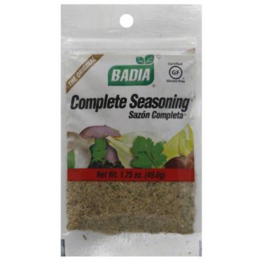 Badia Complete Seasoning 49.6g (1.75oz) (Box of 12) BBE 29 APR 2024