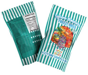 Igloo Sweets Fizzy and Sour Pic N Mix Freeze Dried 90g (Box of 10)