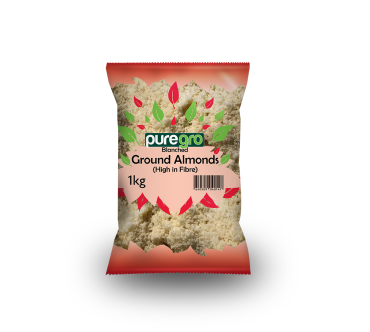 Puregro Ground Almonds 1kg (Box of 6)