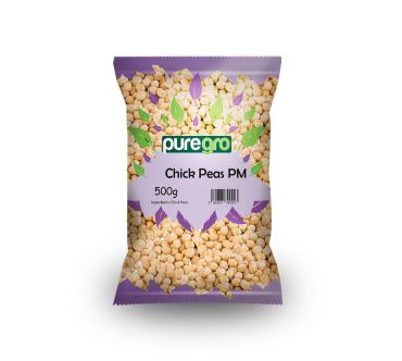 Puregro Chickpeas 500g PM £1.49 (Box of 10)