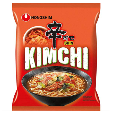 NONGSHIM Kimchi Ramyun Noodles 120g (Pack of 20) BBE 31 JAN 2025