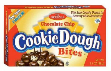 Taste of Nature Cookie Dough Bites Chocolate Chip Box 88g (3.1oz) (Box of 12)