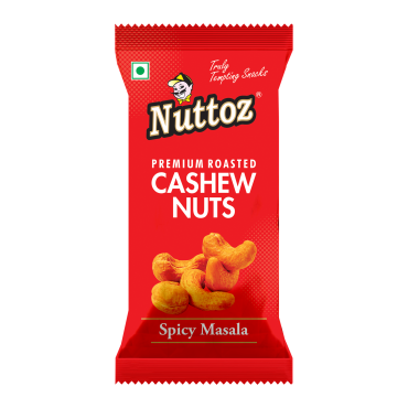 Nuttoz Masala Roasted Cashews Nuts 80g (Case of 10)