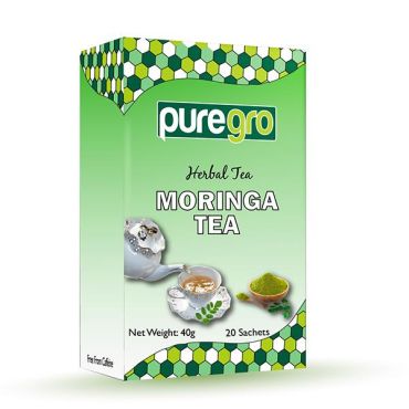 Puregro Moringa Tea 40g (20 Tea Bags) (Box of 6)