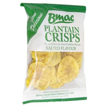 Bmac Green Plantain Chips 60 gms (Box Of 24)