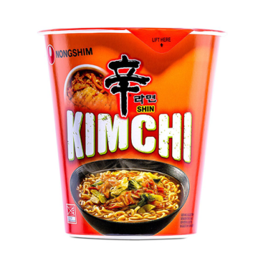 NONGSHIM Kimchi Ramyun Noodles Cup 75g (Pack of 6) BBE 28 FEB 2025