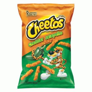 Cheetos Cheddar & Jalapeno 226g (8oz) (Box of 10) 