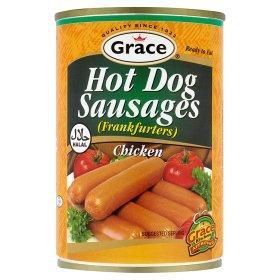 Grace Chicken Hot Dog Sausages 400 gms (case of 12)