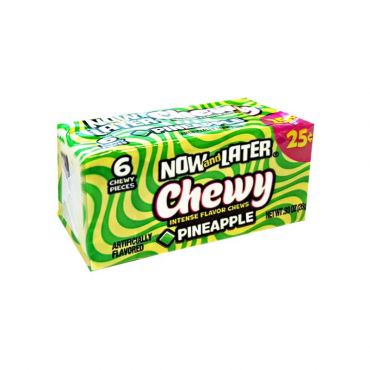 Now & Later Chewy Pineapple 26g (0.93oz) (Box of 24)