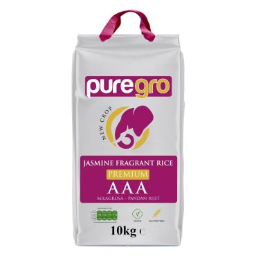 Puregro Premium Jasmine Fragrant Rice 10kg PM £12.99