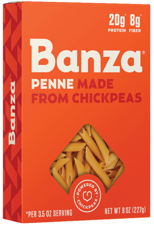 Banza Pasta Chickpeas Penne 227g (8oz) (Box of 6)