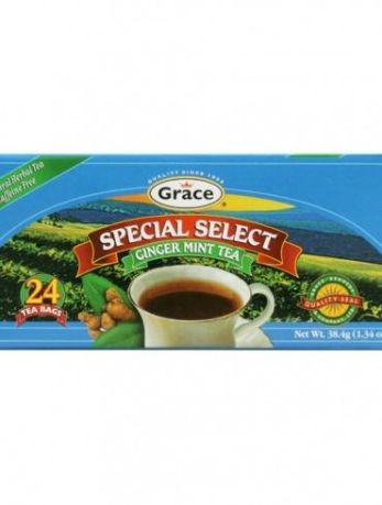 Grace Ginger Mint Tea 24Bags 38.4g (1.35oz) (Box of 24)