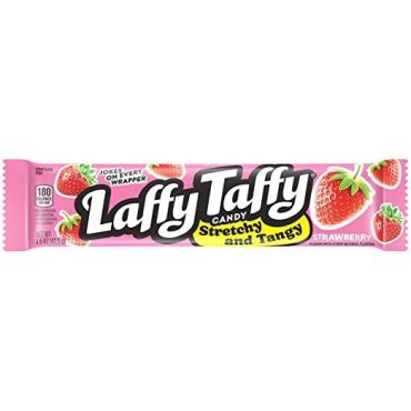 Laffy Taffy Stretchy & Tangy Strawberry 42g (1.5 oz) (Box of 24)
