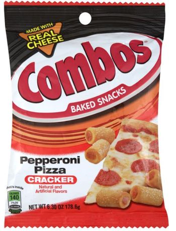 Combos Pepperoni Pizza Cracker Pretzel 178g (Box of 12)