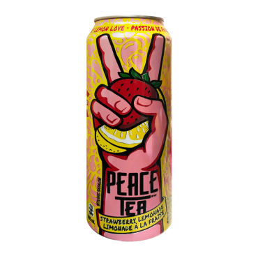 Peace Tea Strawberry Lemon Love 695ml (Box of 12) BBE 8 JAN 2024