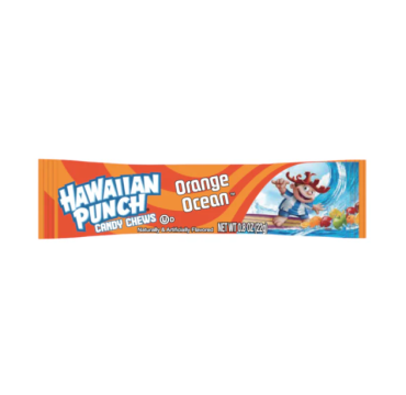 Hawaiian Punch Chews Bar Ocean Orange 22g (0.8oz) (Box of 36)