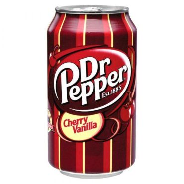 Dr Pepper Vanilla Cherry 355ml (12 fl.oz) (2 x 12 Case) (Box of 24)