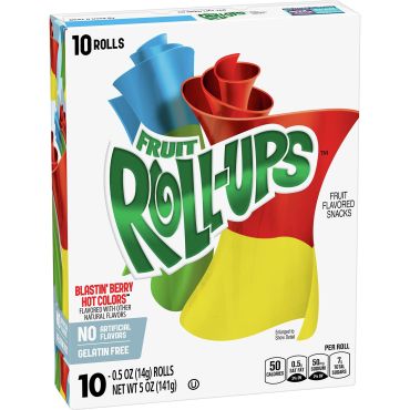 Betty Crocker Fruit Roll-Ups Blastin Berry 141g (5oz) (Box of 10) - Canadian