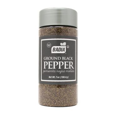 Badia Ground Black Pepper 198.4g (7oz) (Box of 12)