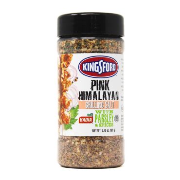 Badia Kingsford Pink Himalayan Grilling Salt with Parsley 163g (5.75oz) (Box of 6)