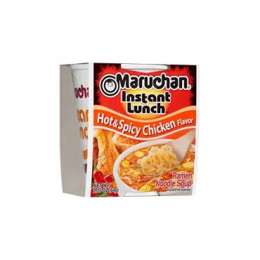 Maruchan Hot & Spicy Chicken Cup Noodles 64g (2.25oz) (Box of 12)