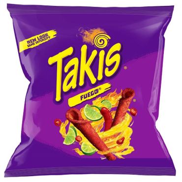 Takis Fuego Corn Chips 90g (Box of 20) BBE 17 JAN 2024