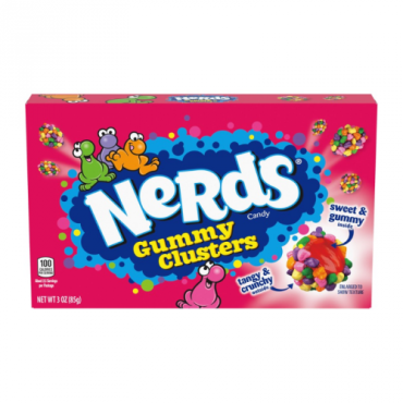 Nerds Gummy Clusters Theater Box 85g (3oz) (Box of 12)