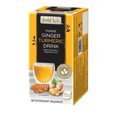 Gold Kili Instant Ginger Turmeric Drink 160g (Box of 24)