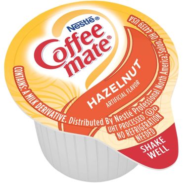 Coffee Mate Hazelnut Liquid 180 Count 10.60g (0.375oz) 
