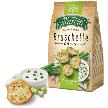 Maretti Bruschette Sour Cream & Onion PMP 99p 70g (Box of 7)
