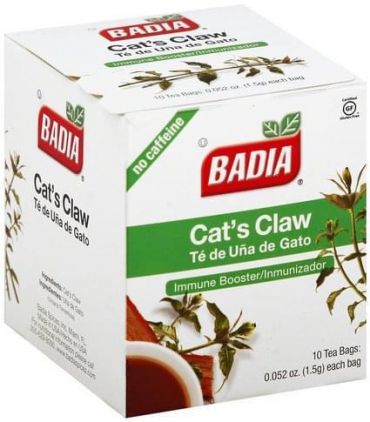 Badia Cat's Claw Tea 10 Bags 1.4g (0.049oz) (Box of 20)