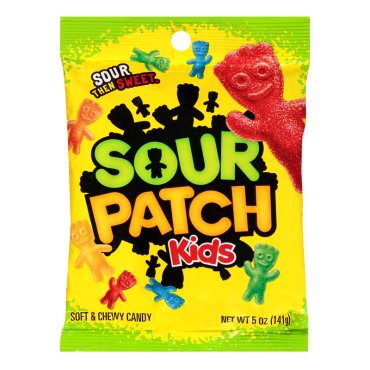 Sour Patch Kids Original 141g (5oz) (Box of 12) (BBE- 21/12/22)