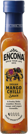 Encona Indian Sweet Mango Chilli Sauce 142ml (Box of 6)
