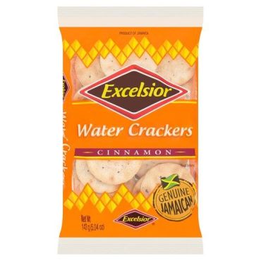 Excelsior Jamaican Crackers Cinnamon 143g (Box of 16)
