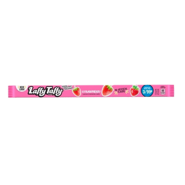 Laffy Taffy Rope Strawberry 23g (0.81) (Box of 24) BBE 31 JAN 2025