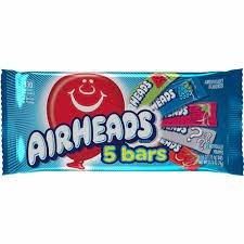 Air Heads 5 Bar Pack - Assorted 78g (2.75oz) (Box of 36)