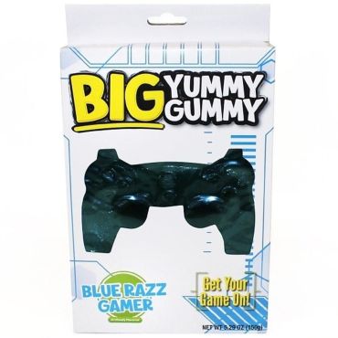 BIG YUMMY GUMMY Blue Razz Gamer - Display Carton 150g (5.29oz) (Case of 12)