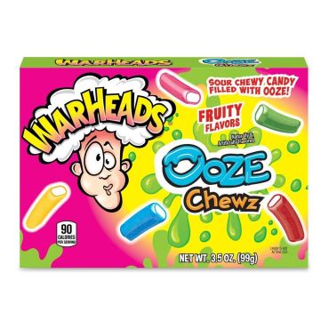 Warheads Ooze Chewz Theater Box 99g (3.5oz) (Box of 12)