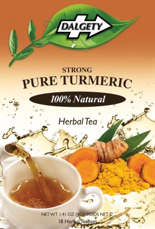 Dalgety Pure Turmeric Tea 40g (18 Tea Bags) (Box of 6)