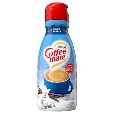 Coffee Mate French Vanilla 946ml (32 oz) (Box of 6)