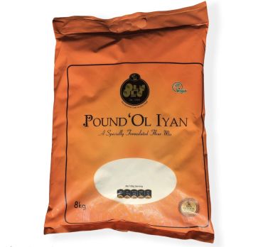 Olu Olu Pound'Ol Iyan (Pounded Yam) 8kg