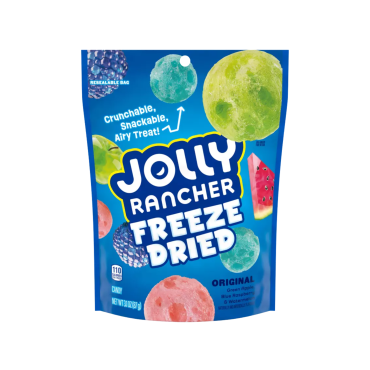 Jolly Rancher Freeze Dried Original Flavours Candy Pouch 88g (3.1oz) (Box of 8)