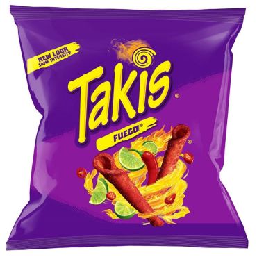 Takis Fuego Corn Chips 92.3g (3.25oz) (Box of 20)