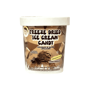 Josh Bosh Freeze-Dried Ice-Cream Candy - Chocolate Flavour 50g (1.75oz) (Box of 24)