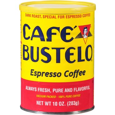 Cafe Bustelo Espresso Coffee Can 283g (10oz) (Box of 12) Tin Pack