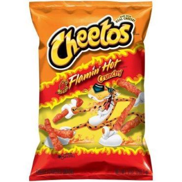Cheetos Flamin Hot Crunchy 226g (8oz) (Box of 10)