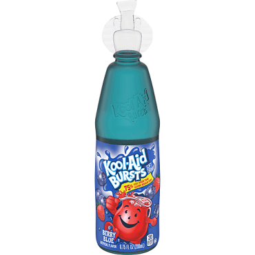 Kool Aid Bursts Berry Blue 200ml (6.75 fl.oz) (Box of 12)